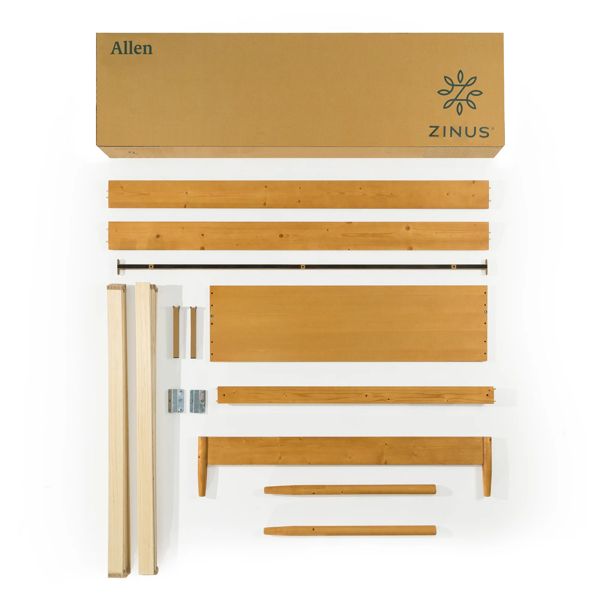 Allen Wood Platform Bed Frame - Image 7